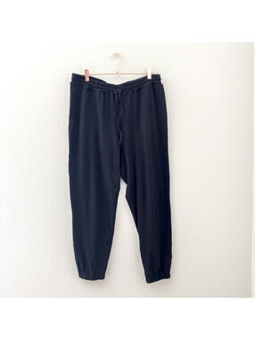 Girlfriend Collective Black Elastic Waist Pull On R&R Jogger Pants Size XL